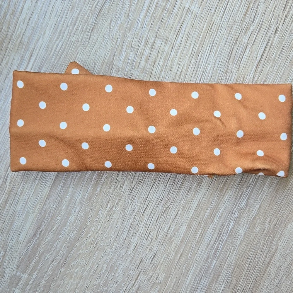Baby Girl Bow Headband Soft Polka Dot Infant Head Wrap Toddler Hair Accessory